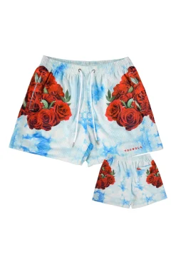 Shorts<Youngla 141 The Block Party Shorts Sedona Sunrise|Signature Clouds|Roses Are Red|Above The Clouds