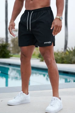 Shorts<Youngla 131 The Finest Shorts Black|Brown|Burgundy|Deep Purple