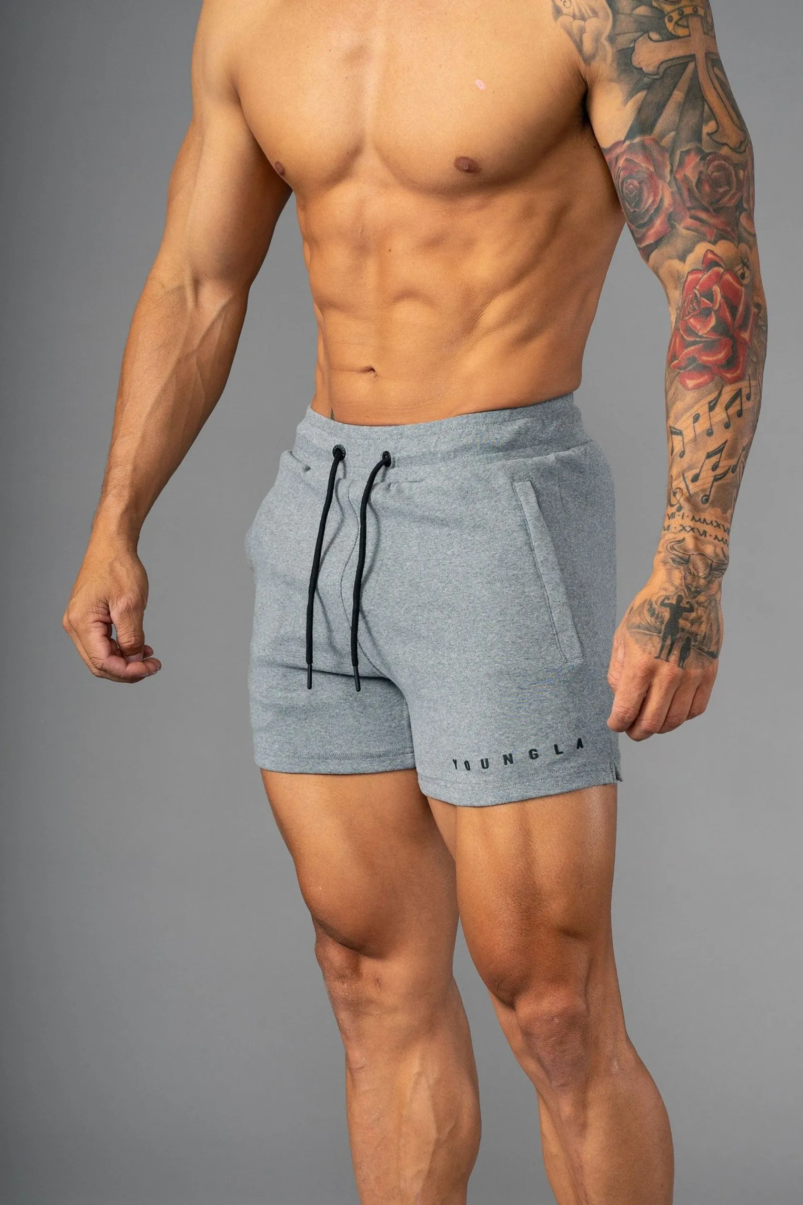Shorts<Youngla 113 The Perfect Short Shorts Black|Forest Green|Heather Grey|Nardo Grey