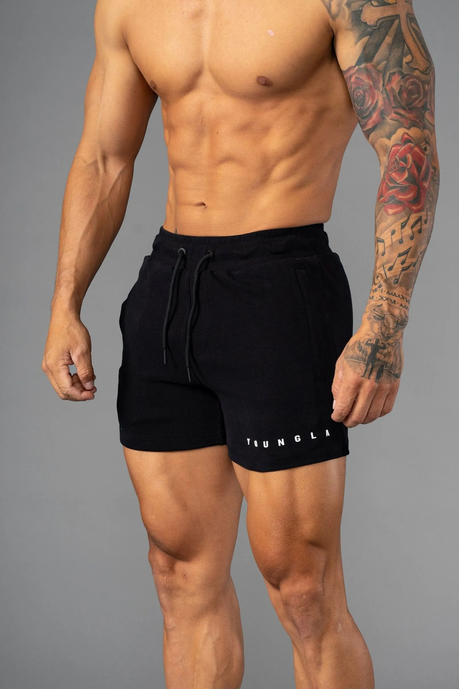 Shorts<Youngla 113 The Perfect Short Shorts Black|Forest Green|Heather Grey|Nardo Grey