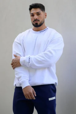 Outerwear<Youngla 557 Trademark Crewnecks Black|Heather Grey|Royal Blue|White
