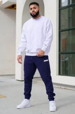 Outerwear<Youngla 557 Trademark Crewnecks Black|Heather Grey|Royal Blue|White