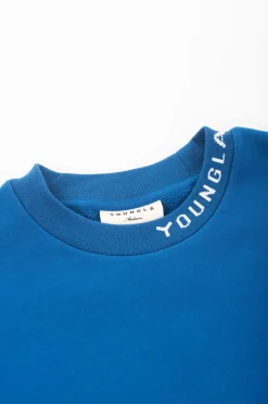 Outerwear<Youngla 557 Trademark Crewnecks Black|Heather Grey|Royal Blue|White
