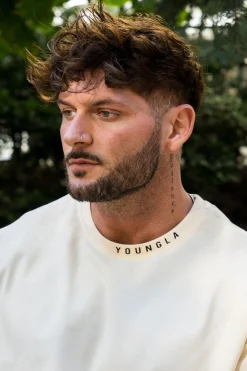 Shirts<Youngla 429 Trademark Tees Black|Deep Teal|Grey Blue|Off-White
