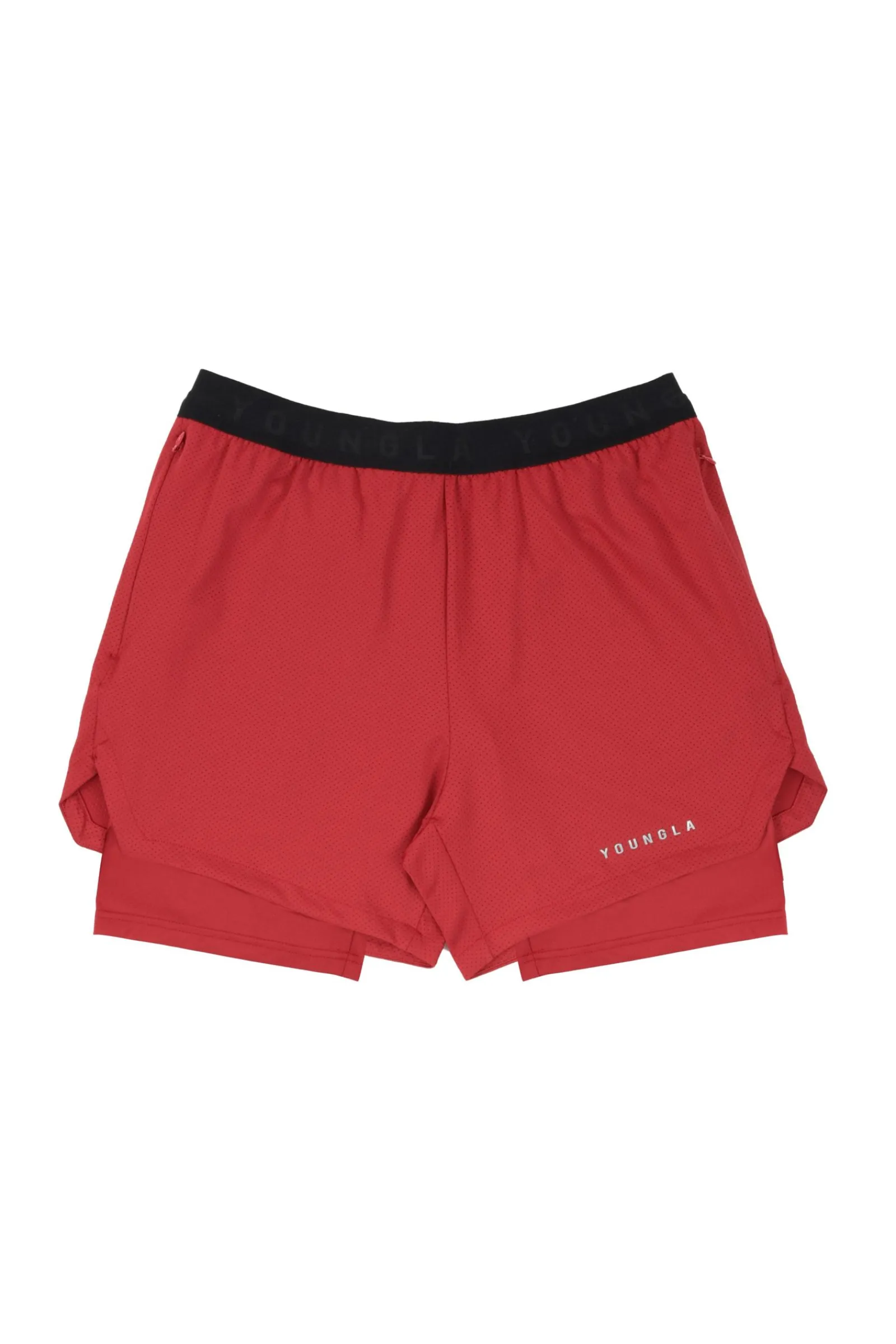 Shorts<Youngla 129 Trilogy Compression Shorts Black|Teal|Dark Red|Nude