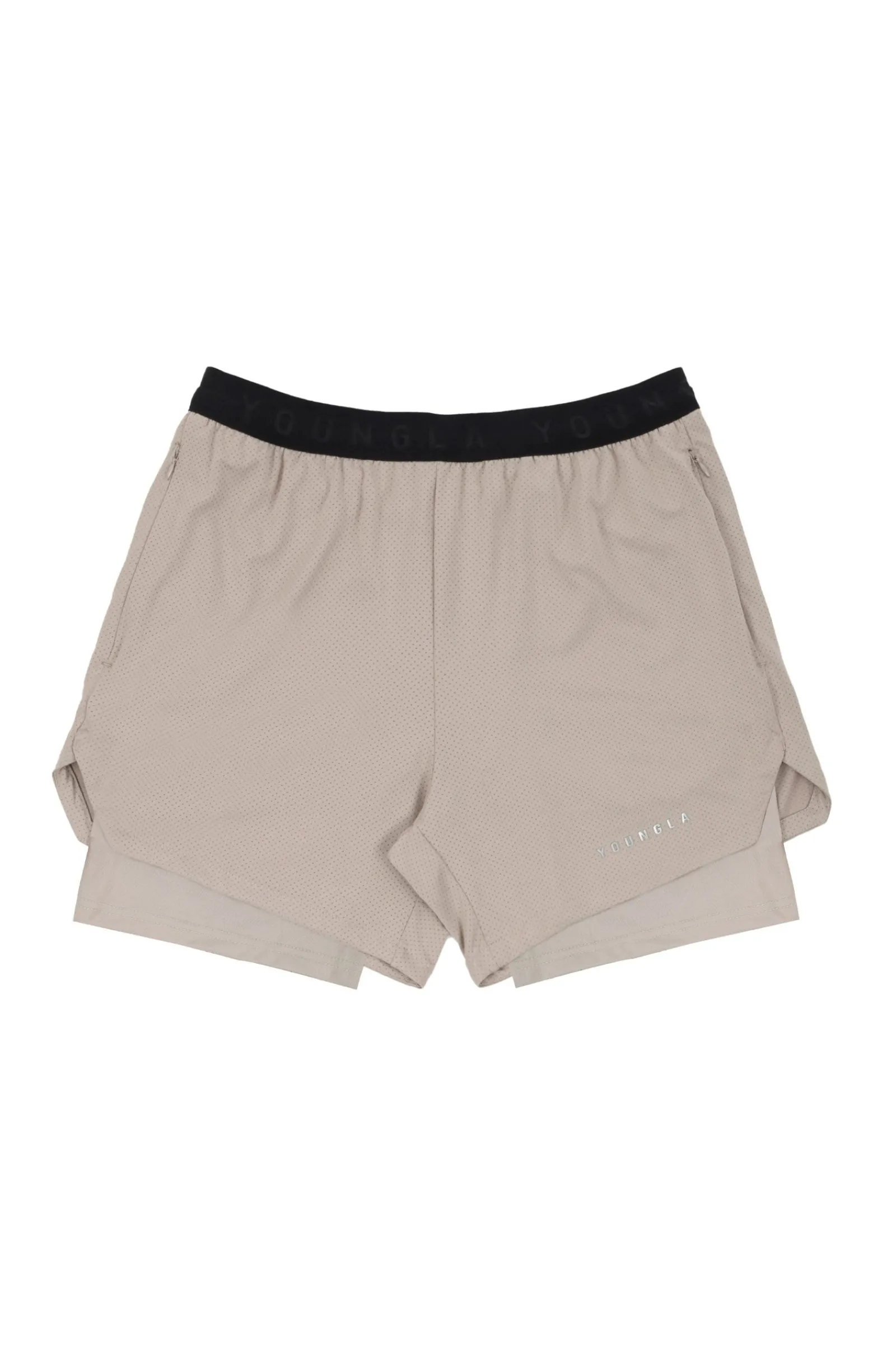 Shorts<Youngla 129 Trilogy Compression Shorts Black|Teal|Dark Red|Nude