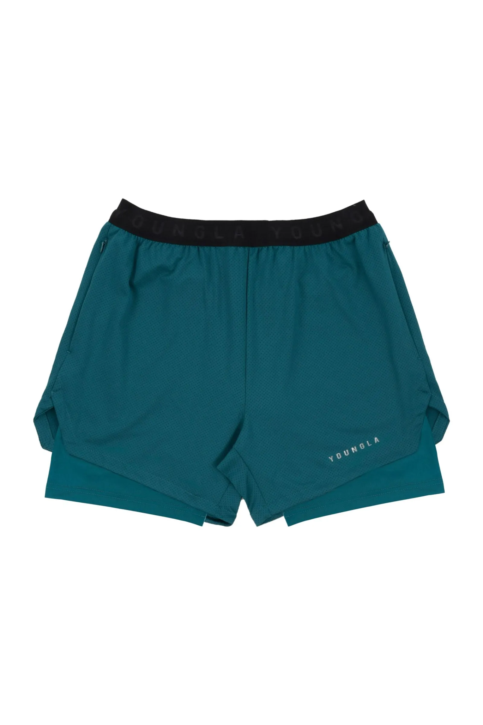 Shorts<Youngla 129 Trilogy Compression Shorts Black|Teal|Dark Red|Nude
