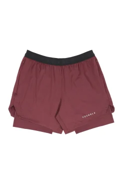 Shorts<Youngla 129 Trilogy Compression Shorts Black|Teal|Dark Red|Nude