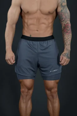 Shorts<Youngla 129 Trilogy Compression Shorts Black|Teal|Dark Red|Nude