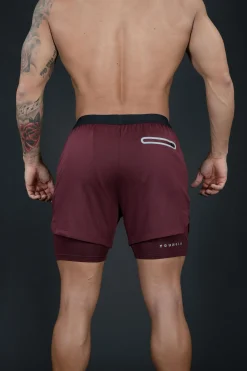 Shorts<Youngla 129 Trilogy Compression Shorts Black|Teal|Dark Red|Nude