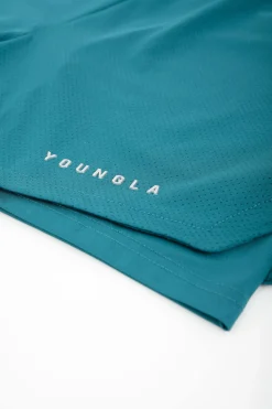 Shorts<Youngla 129 Trilogy Compression Shorts Black|Teal|Dark Red|Nude