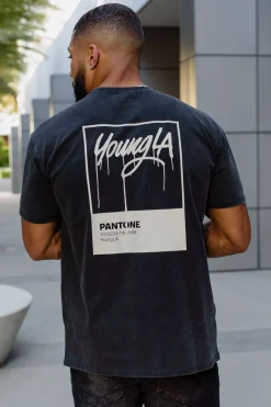 Shirts<Youngla 449 Washed Drip Tees Astronaut|Day In Heaven|Pantone Drip|Post Office