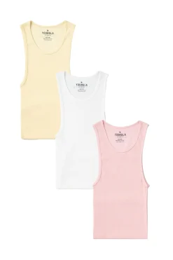 Tanks<Youngla 340 Wife Lovers-3 Pack All White Pack|Earthy Pack|Essential Pack|Pastel Pack
