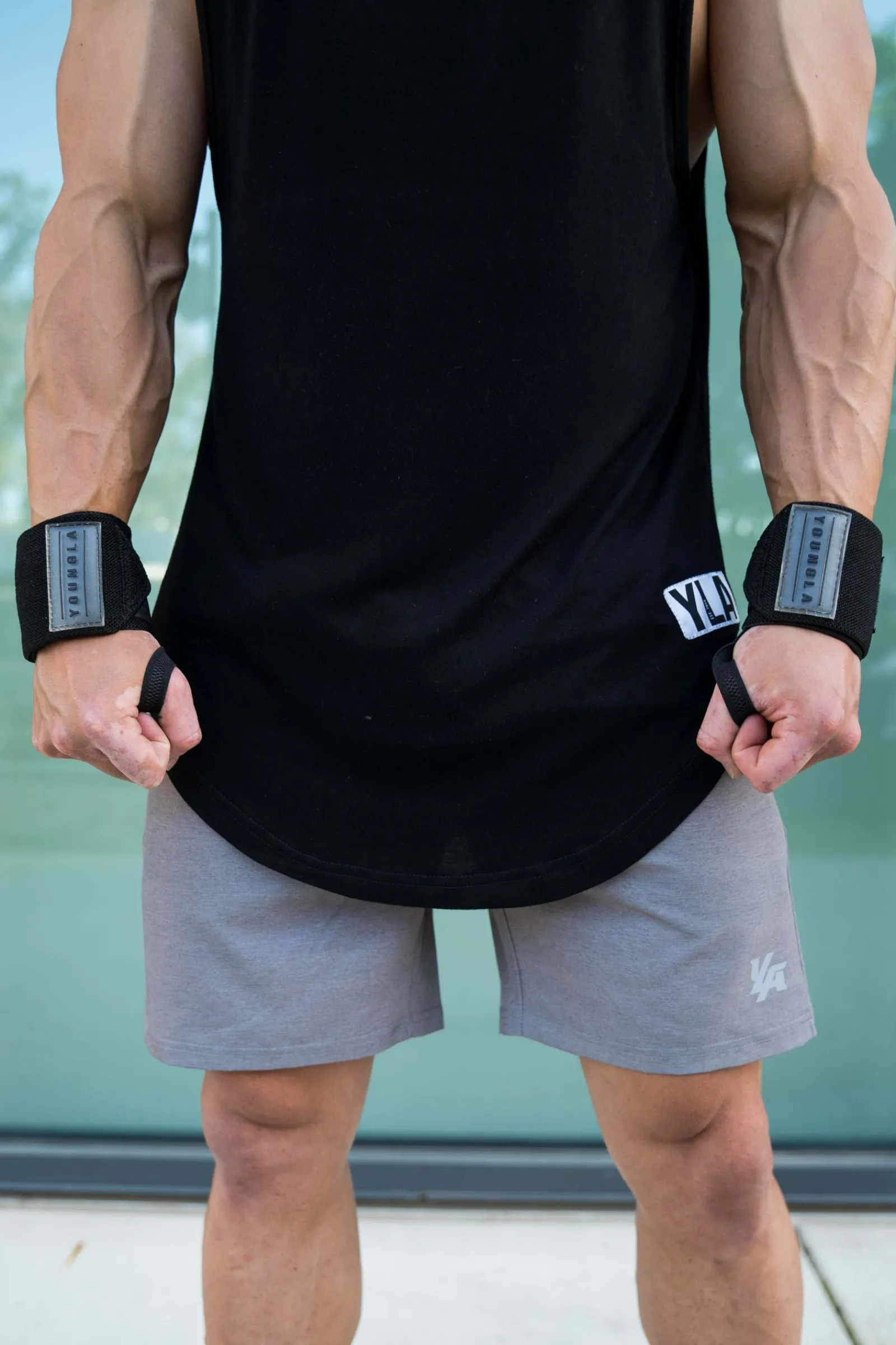 Accessories<Youngla 913 Wrist Wraps Black|Tan