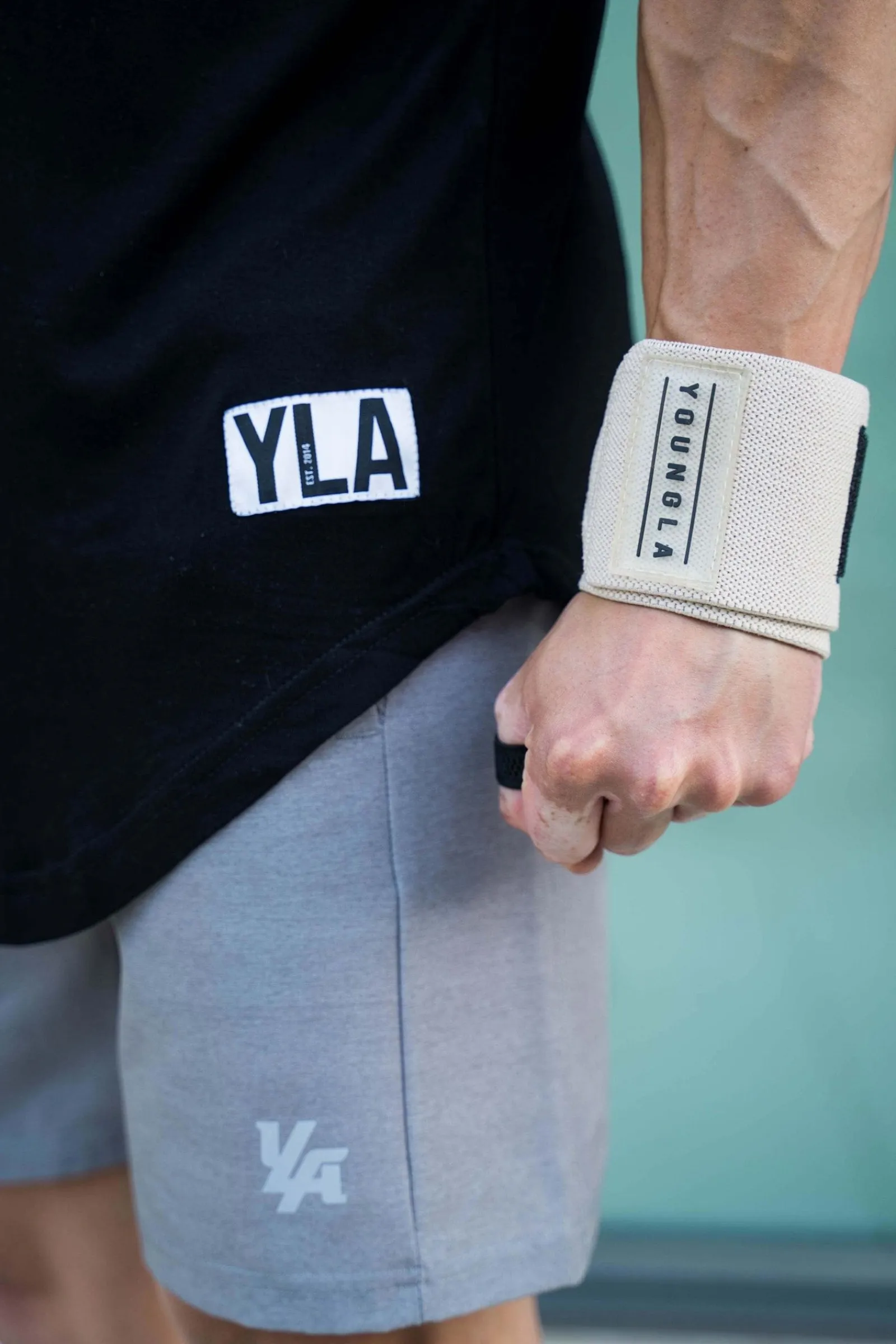Accessories<Youngla 913 Wrist Wraps Black|Tan