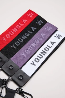 Accessories<Youngla 933 Keychains Black|Purple|Red|White