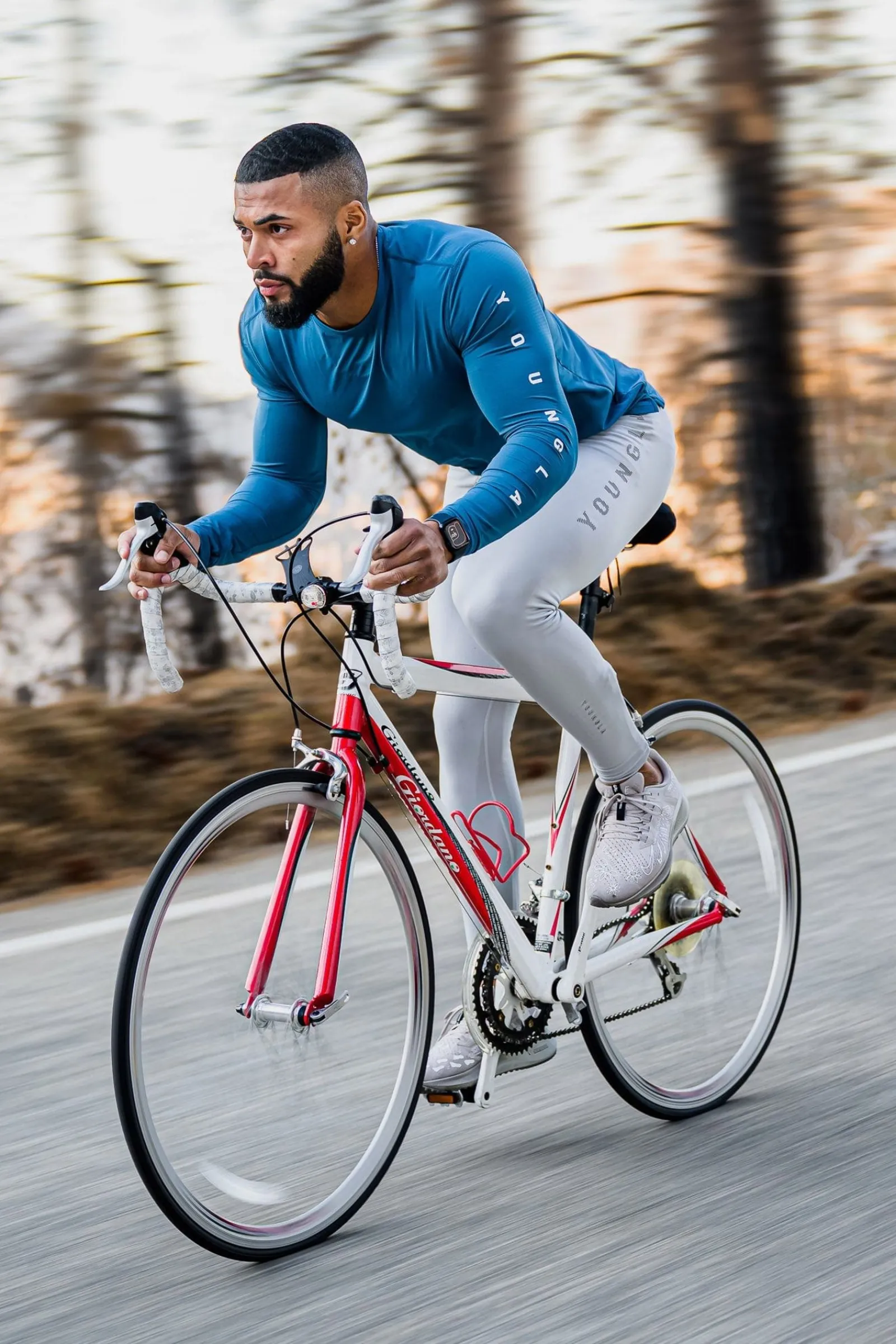 Shirts<Youngla 424 Zephyr Compression Long Sleeves Black|Teal|Beige|Scuba Green