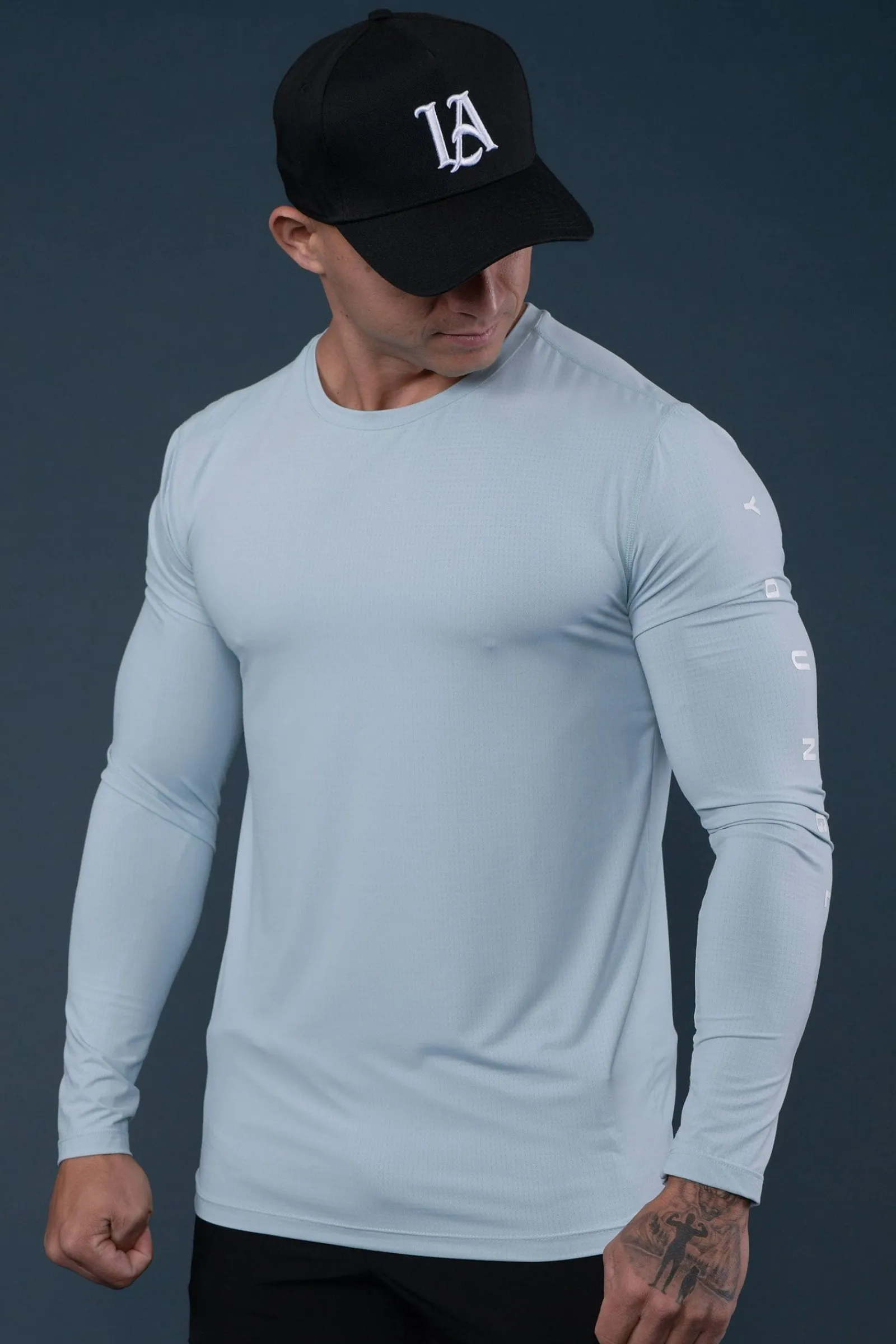 Shirts<Youngla 424 Zephyr Compression Long Sleeves Black|Teal|Beige|Scuba Green