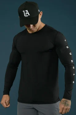 Shirts<Youngla 424 Zephyr Compression Long Sleeves Black|Teal|Beige|Scuba Green