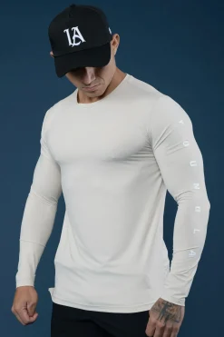Shirts<Youngla 424 Zephyr Compression Long Sleeves Black|Teal|Beige|Scuba Green