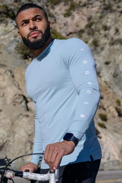 Shirts<Youngla 424 Zephyr Compression Long Sleeves Black|Teal|Beige|Scuba Green