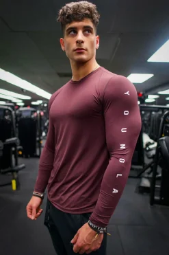 Shirts<Youngla 424 Zephyr Compression Long Sleeves Black|Teal|Beige|Scuba Green