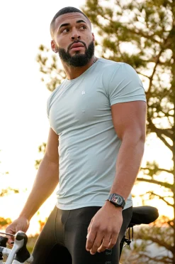 Shirts<Youngla 423 Zephyr Compression Short Sleeve Black|Teal|Beige|Scuba Green