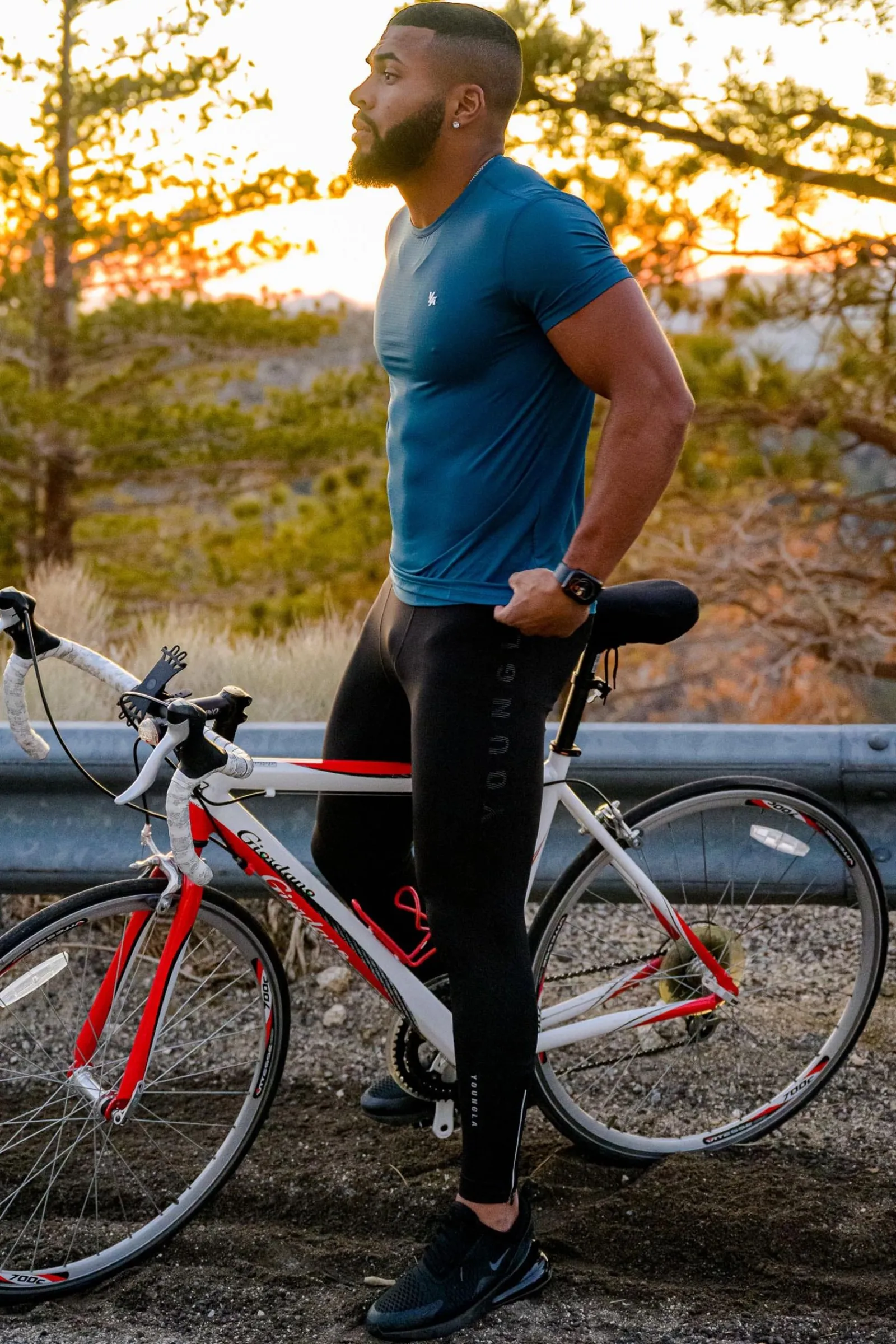 Shirts<Youngla 423 Zephyr Compression Short Sleeve Black|Teal|Beige|Scuba Green