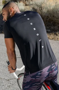 Shirts<Youngla 423 Zephyr Compression Short Sleeve Black|Teal|Beige|Scuba Green