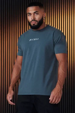 Shirts<Youngla 470-Abstract Tees Black|Brown|Grey|Off-White