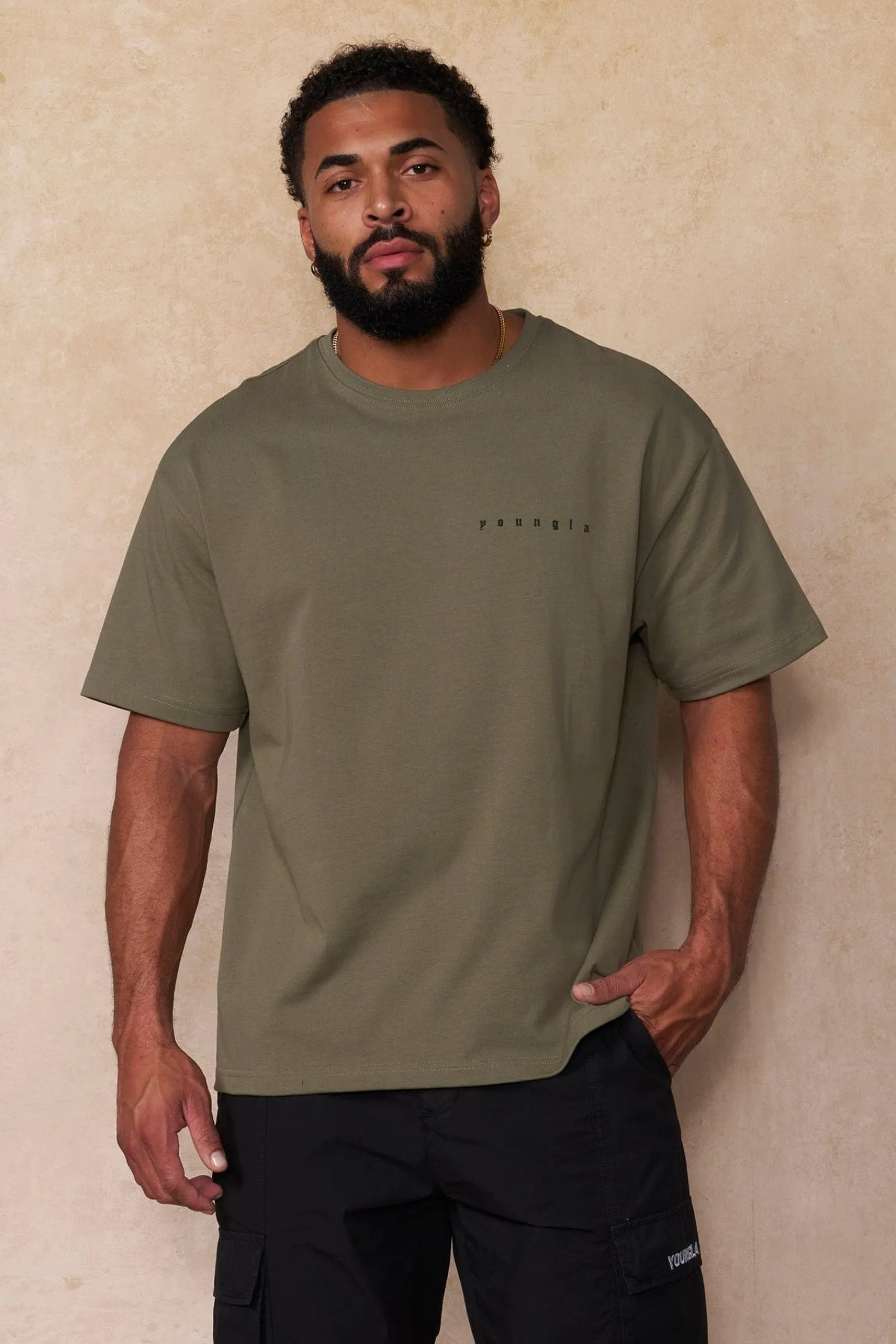 Shirts<Youngla 4098-Ace Of Spades Tees Black|Charcoal|Coffee|Off-White
