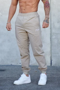 Joggers<Youngla 225-Airwave Joggers Black|Brown|Charcoal|Cream