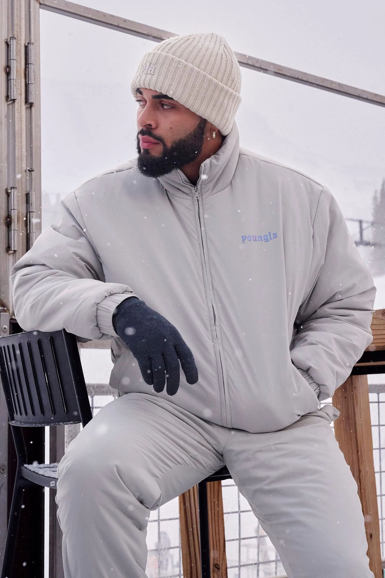 Outerwear<Youngla 570-Alpine Puffy Jacket Black|Sand Olive