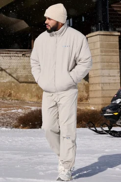 Joggers<Youngla 270-Alpine Puffy Pants Black|Sand Olive