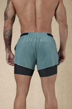 Shorts<Youngla 124-6Am Compression Shorts Black|Grey|Off-White|Plum