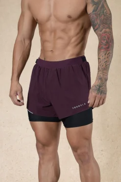 Shorts<Youngla 124-6Am Compression Shorts Black|Grey|Off-White|Plum