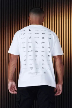 Shirts<Youngla 483-Archives Tee Black|White