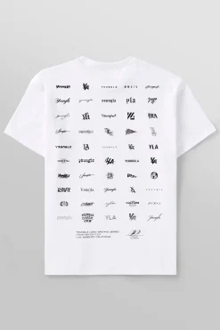 Shirts<Youngla 483-Archives Tee Black|White