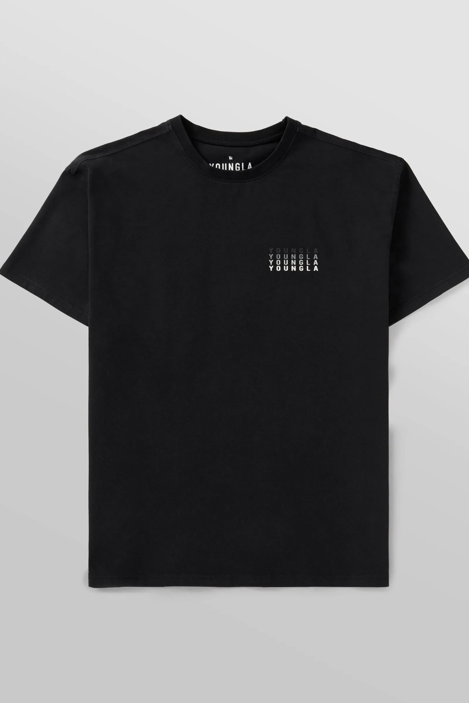 Shirts<Youngla 483-Archives Tee Black|White