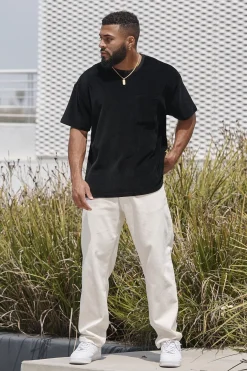 Pants & Jeans<Youngla 609-Baggy Jeans Black Wash|Light Blue Wash|Navy Wash|Off-White