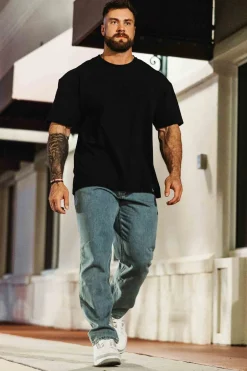 Pants & Jeans<Youngla 609-Baggy Jeans Black Wash|Light Blue Wash|Navy Wash|Off-White