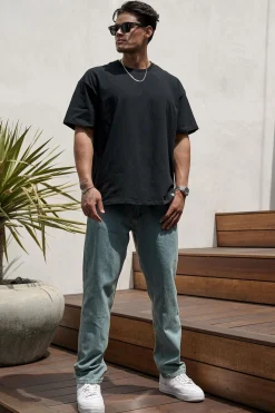 Pants & Jeans<Youngla 609-Baggy Jeans Black Wash|Light Blue Wash|Navy Wash|Off-White