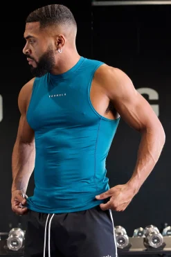 Tanks<Youngla 341-Blitz Compression Tanks Black|Grey|Hunter Green|Plum
