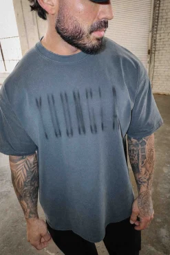 Shirts<Youngla 4075-Blurry Heavyweight Tee Black Wash|Brown Wash|Grey Wash|White