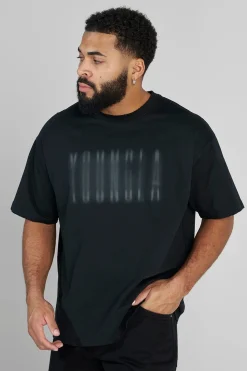 Shirts<Youngla 4075-Blurry Heavyweight Tee Black Wash|Brown Wash|Grey Wash|White