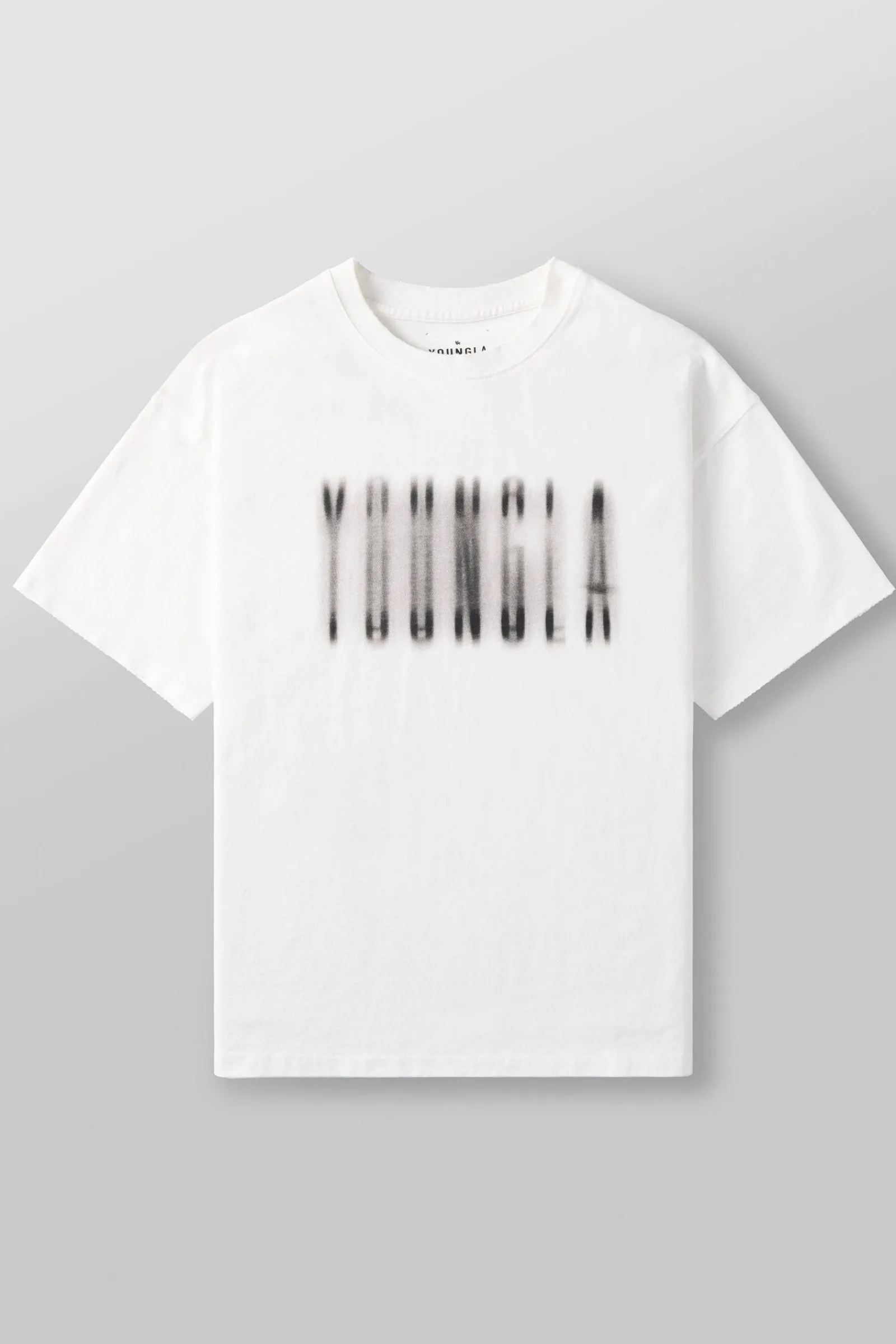 Shirts<Youngla 4075-Blurry Heavyweight Tee Black Wash|Brown Wash|Grey Wash|White