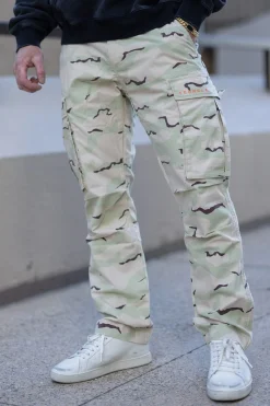 Pants & Jeans<Youngla 602-Camo Tactical Cargos Camo Green|Camo Grey|Desert Camo