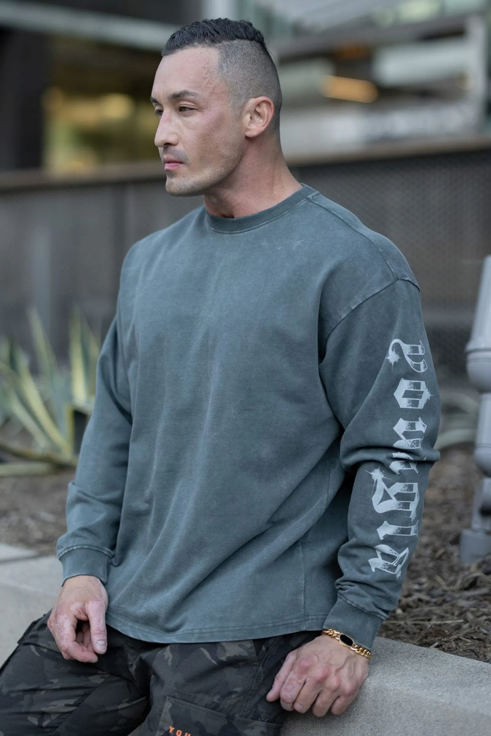 Shirts<Youngla 8028-Chrome Longsleeves Black Wash|Beige Wash|Brown Wash|Deep Teal Wash