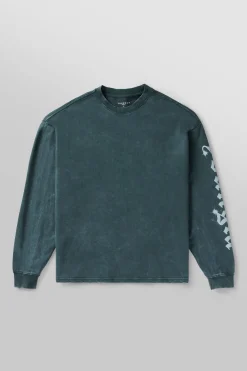 Shirts<Youngla 8028-Chrome Longsleeves Black Wash|Beige Wash|Brown Wash|Deep Teal Wash