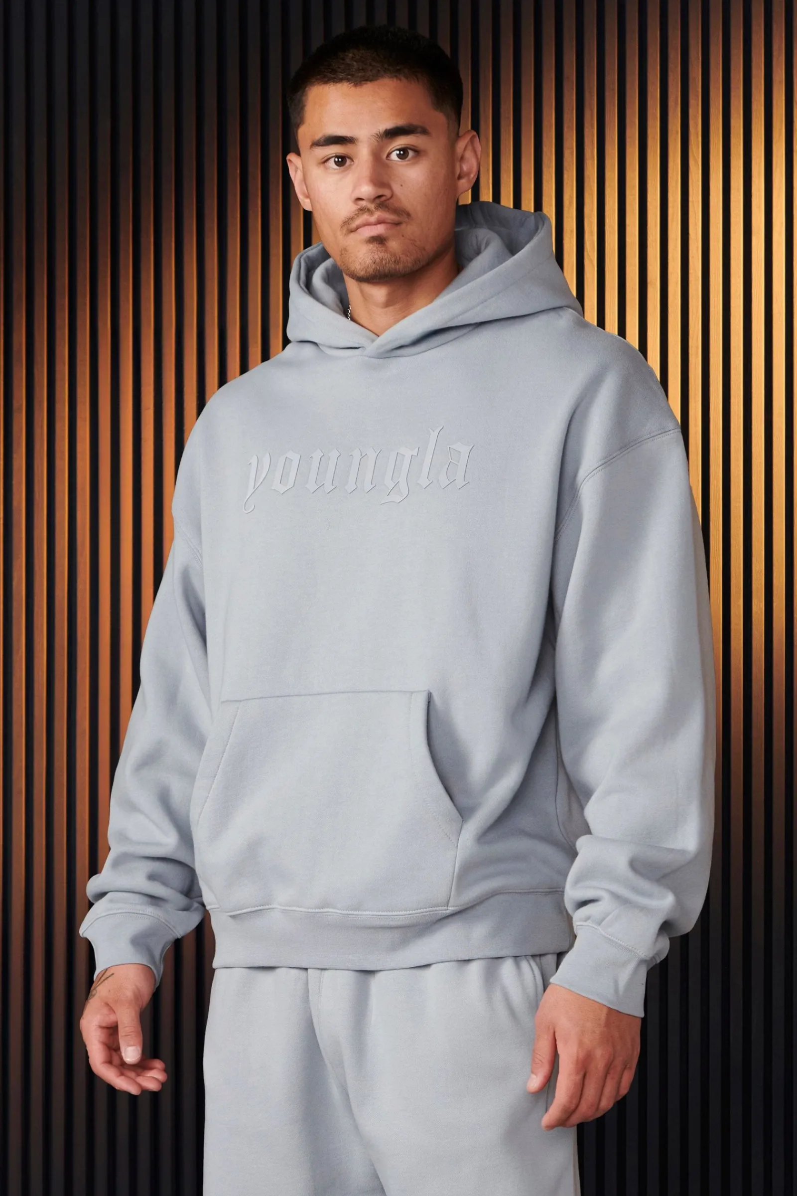 Outerwear<Youngla 566-Cloud 9 Hoodies Black|Charcoal|Hunter Green|Oatmeal
